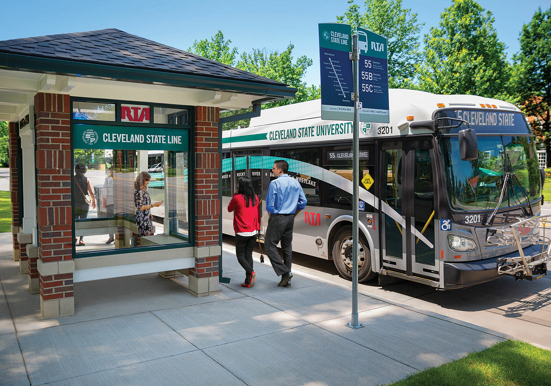 GCRTA Bus Stop