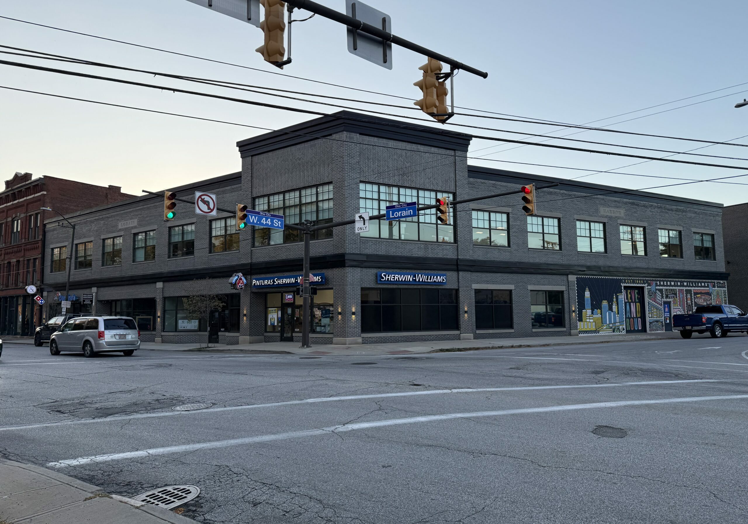 Street view of Harbor 44 building